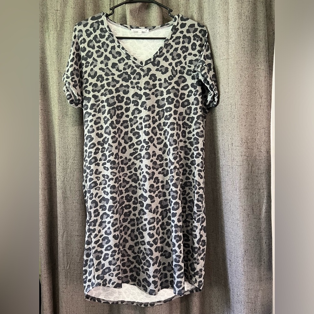 Animal print dress